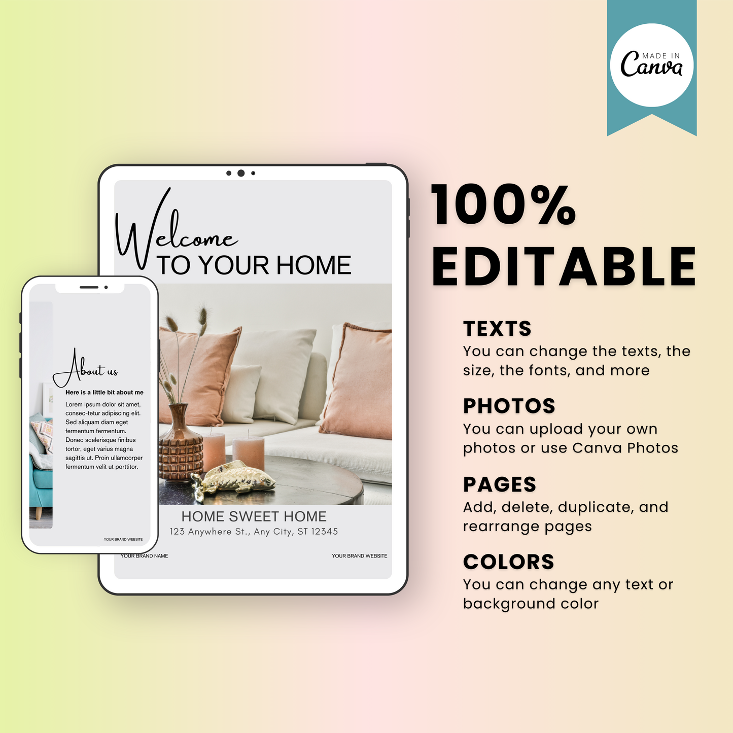 Airbnb Welcome Guidebook Template