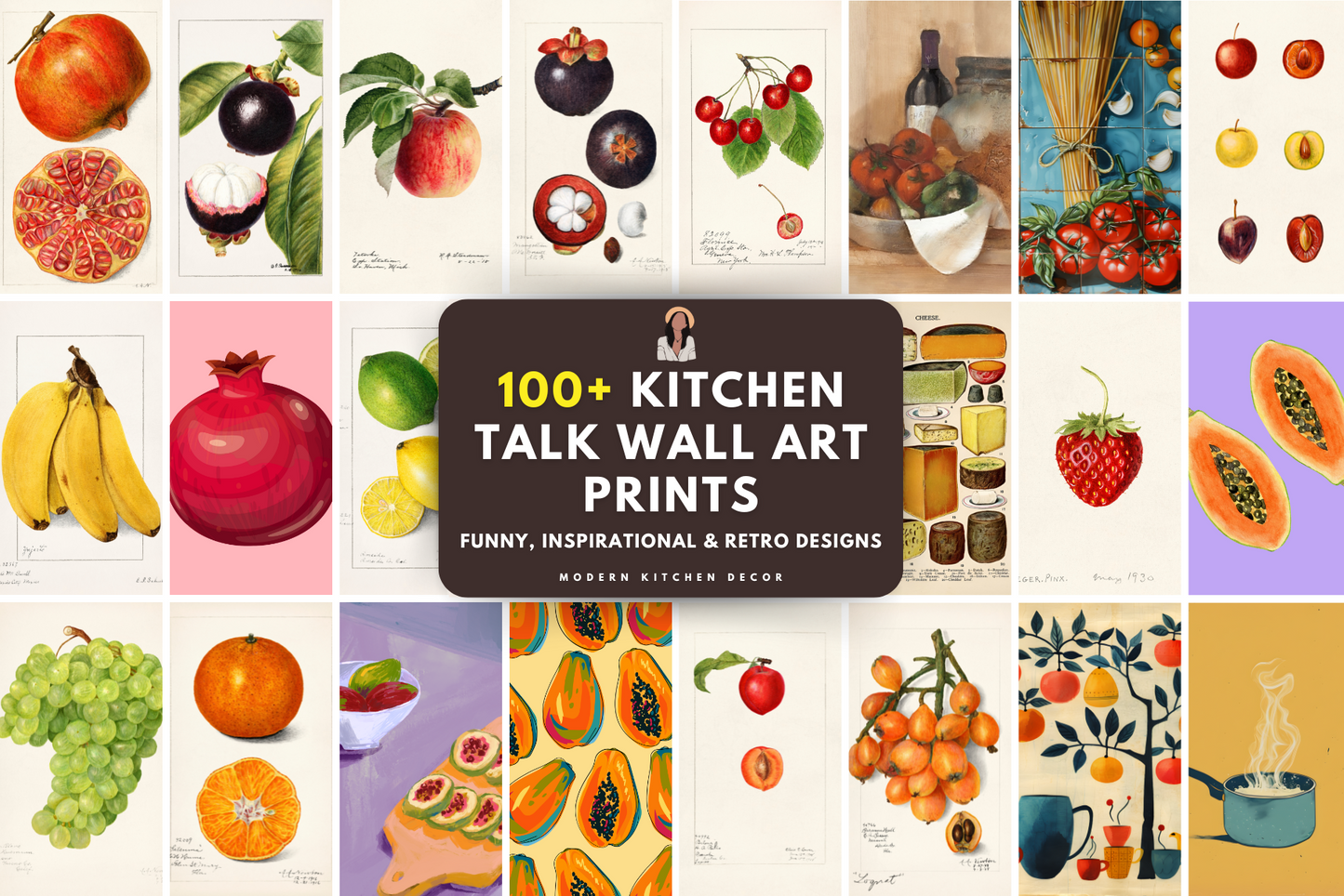 100+ Kitchen Talk Wall Art Prints