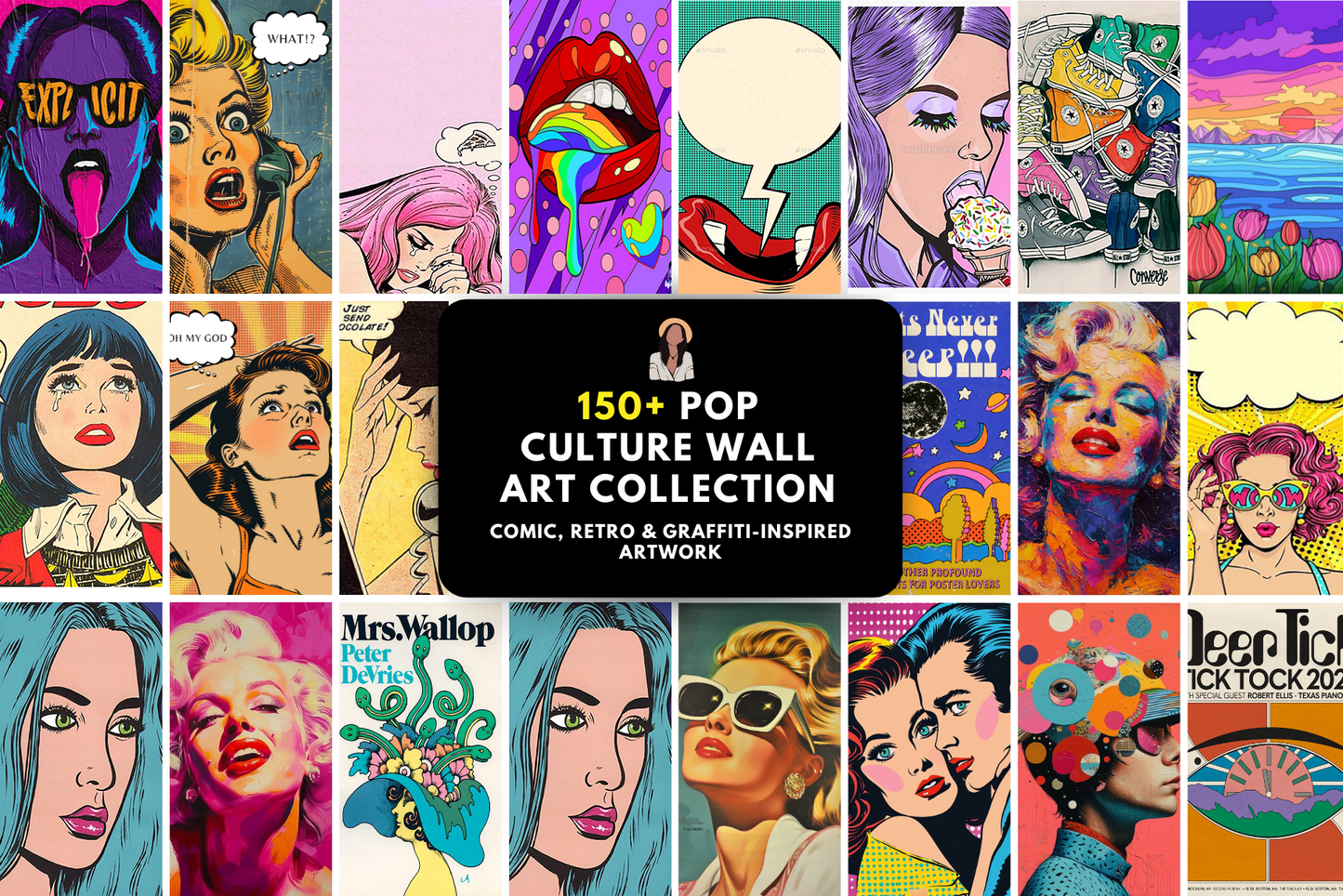 150+ Pop Art Wall Prints