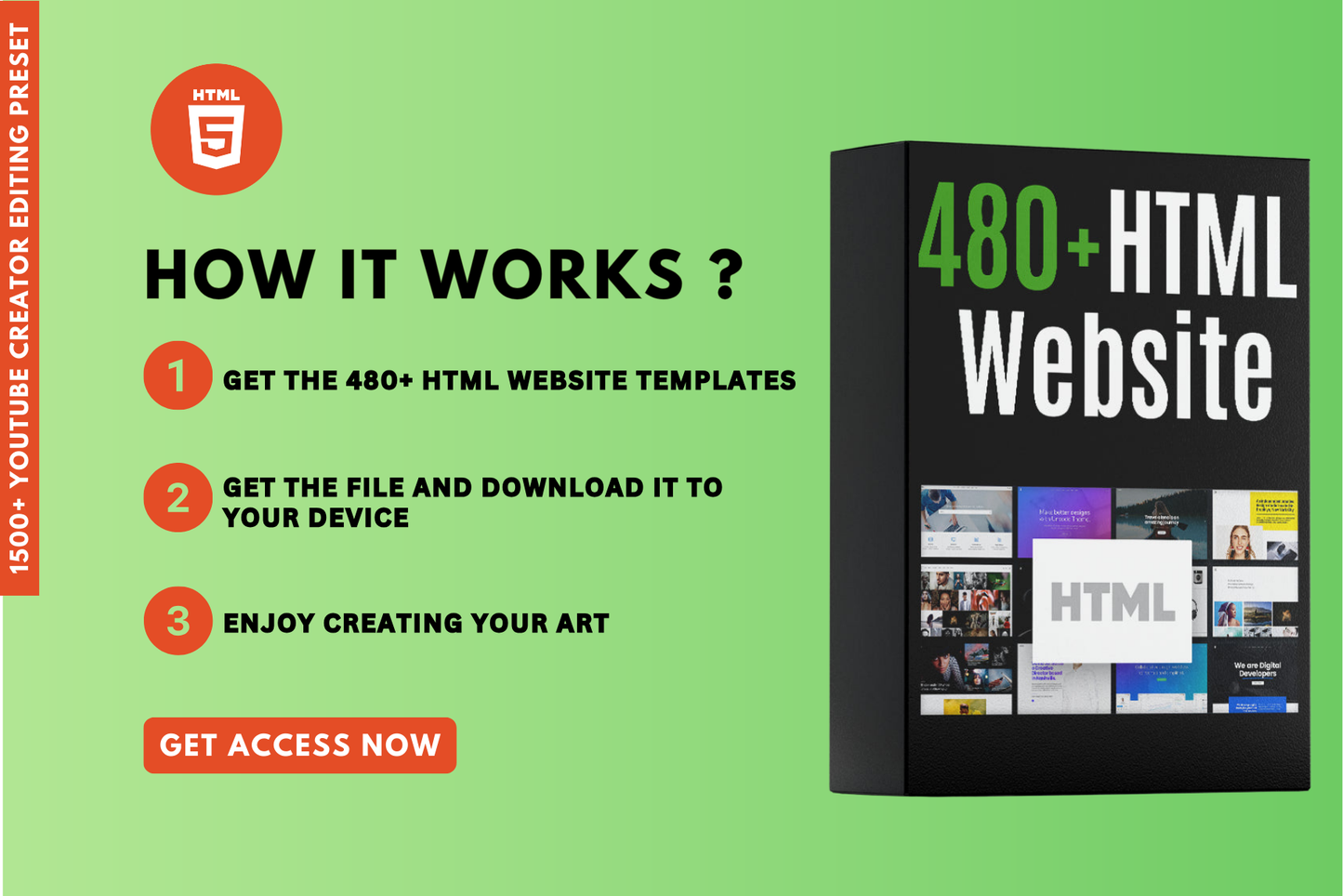 480+ HTML Website Templates 2025