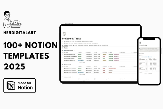 100+ Notion Templates 2025