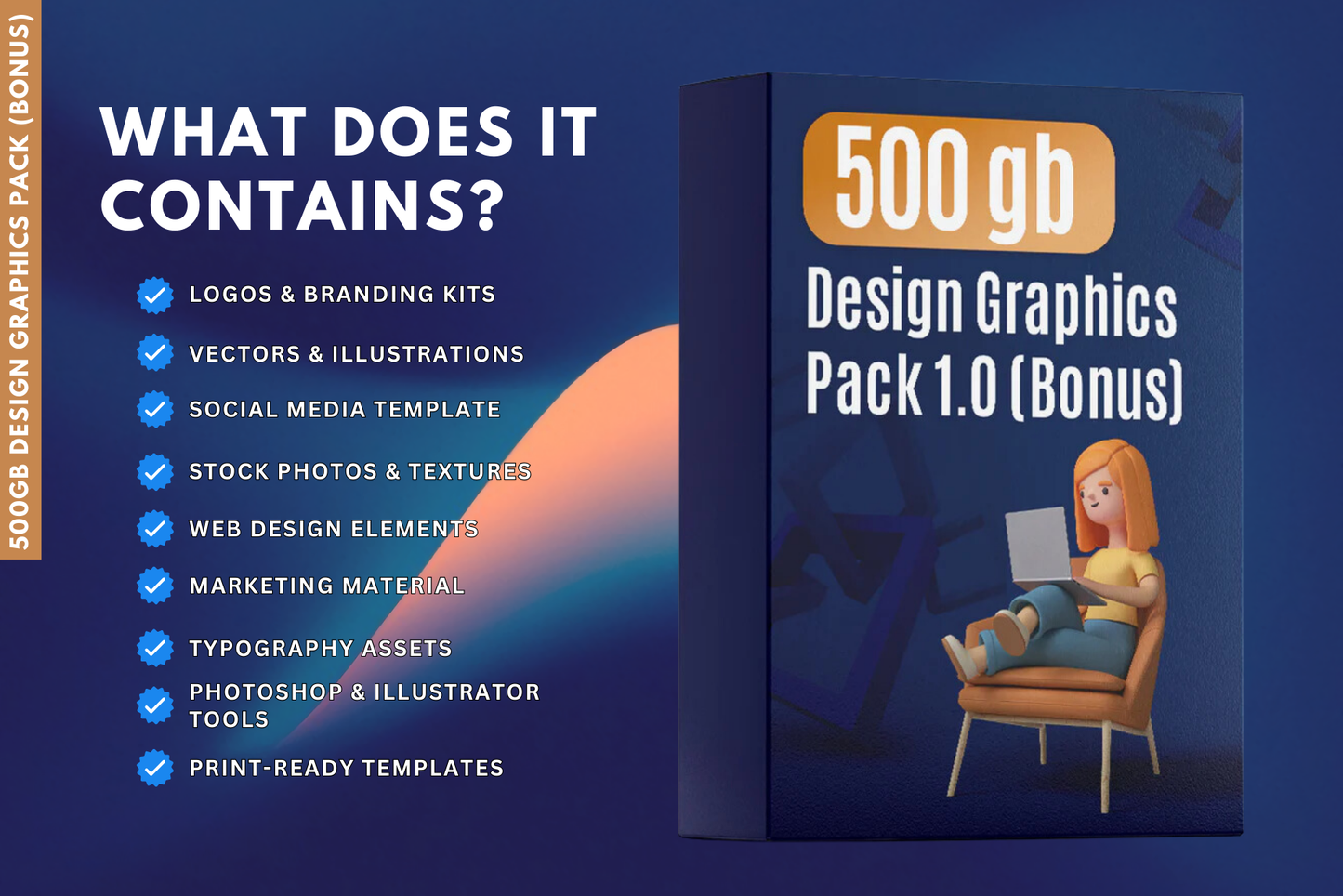 500GB Design Graphics Pack (Bonus)