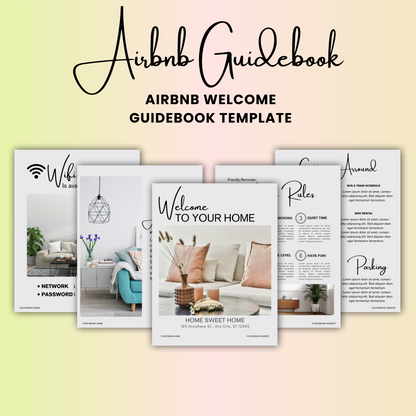 Airbnb Welcome Guidebook Template