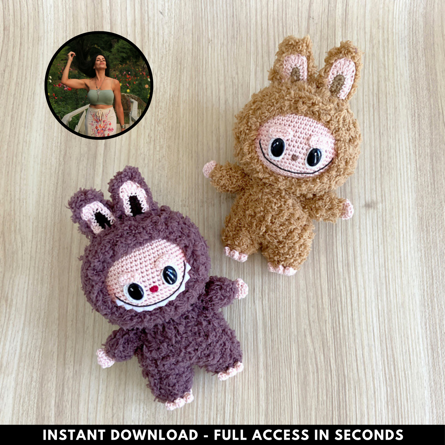 Labubu Crochet Pattern PDF