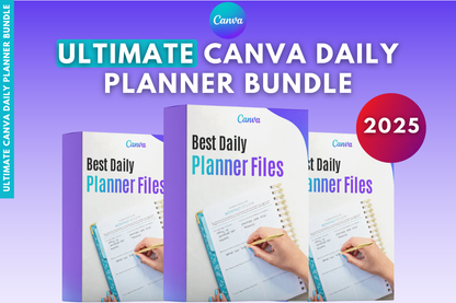 Ultimate Canva Daily Planner Bundle