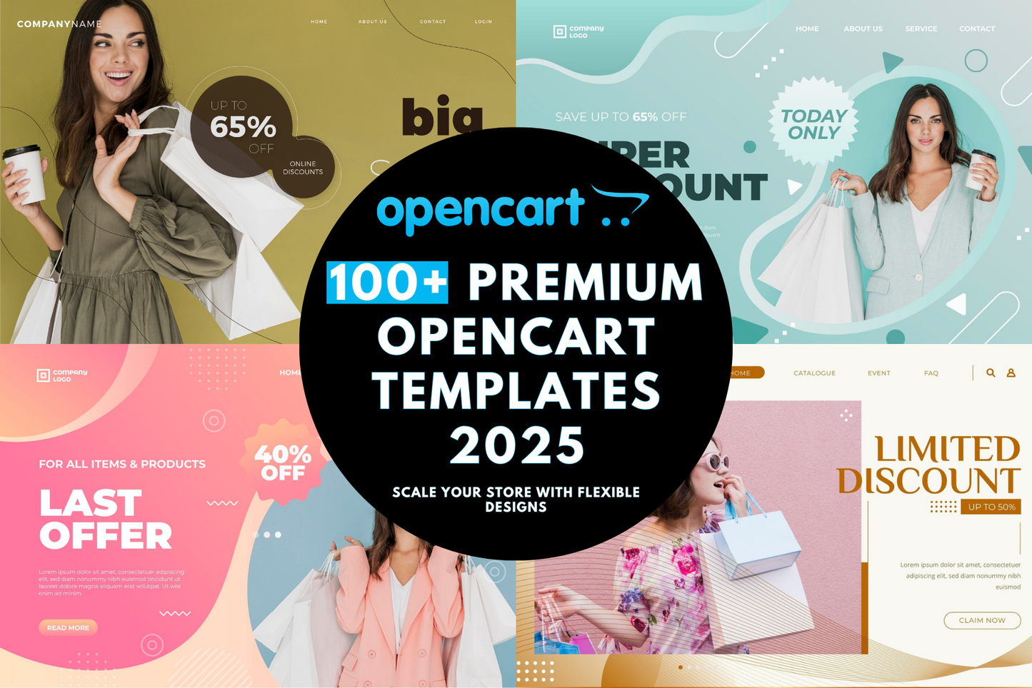 100+ Premium Opencart Templates 2025