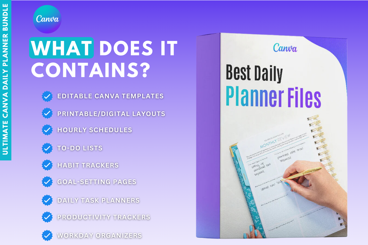 Ultimate Canva Daily Planner Bundle