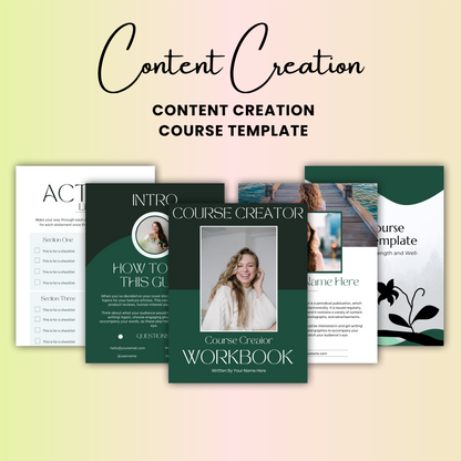 Content Creation Course Template