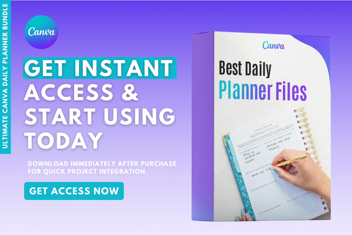 Ultimate Canva Daily Planner Bundle