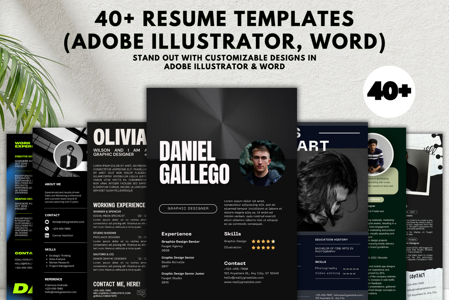 40+ Resume Templates (Adobe...)