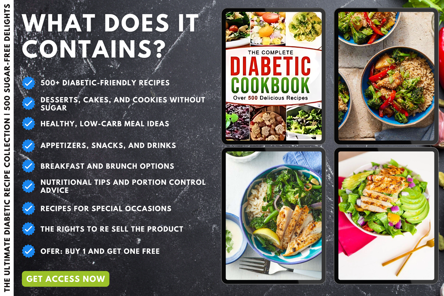 500 Delicious Diabetic Recipes