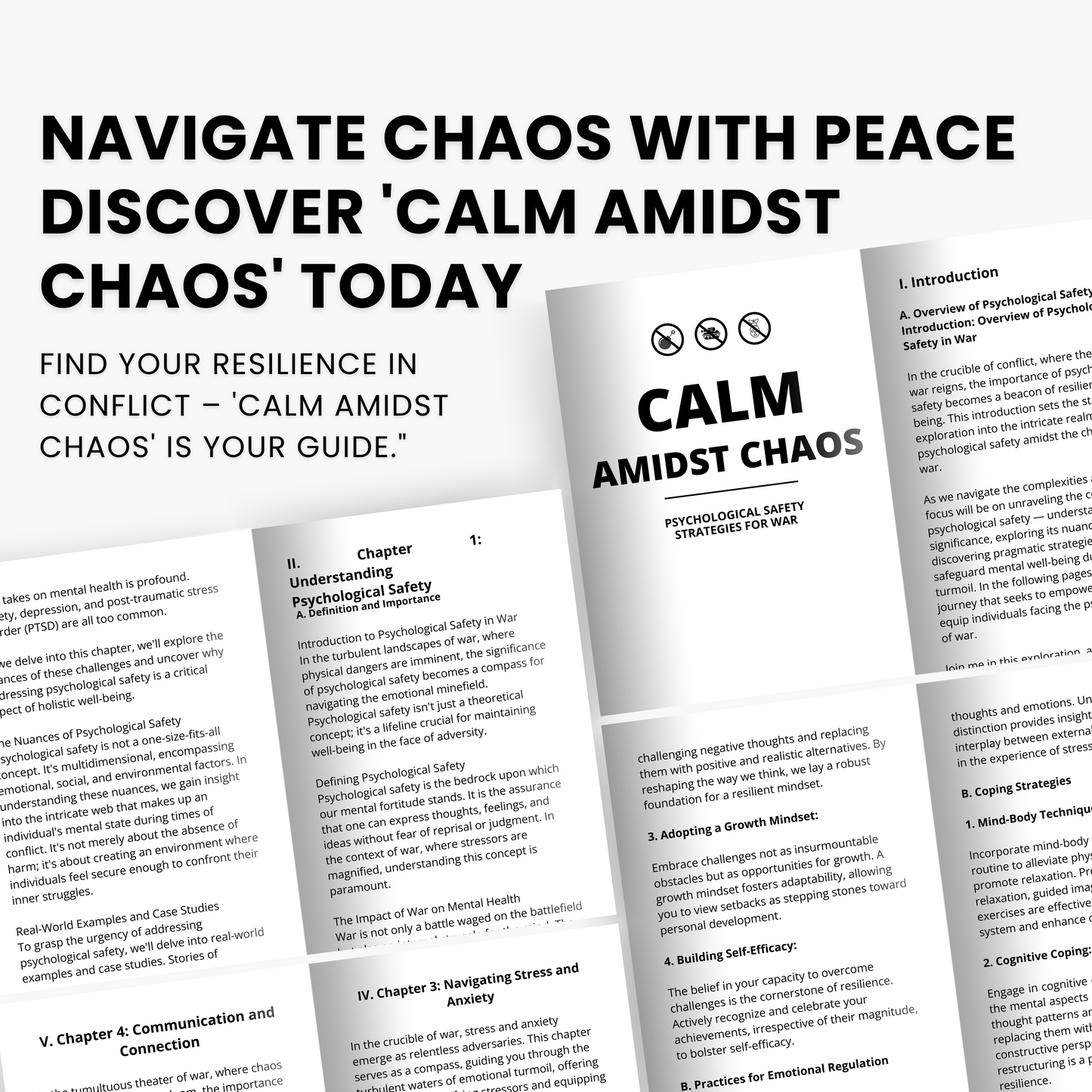 Calm Amidst Chaos: Psychological Safety Strategies for War