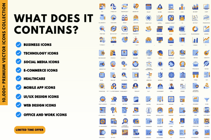 10,000+ Premium Vector Icons 2025