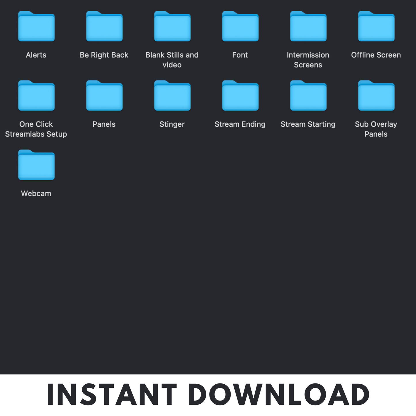 Gamers Streaming Overlay Bundle