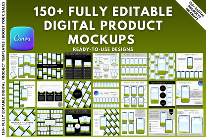 150+ Digital Product Listing Mockups