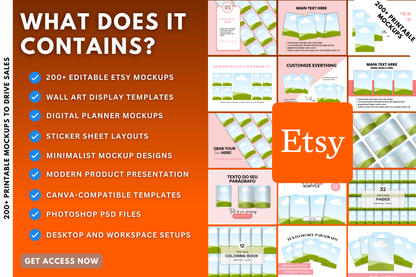 200 Etsy Mockups to Drive Sales 2025