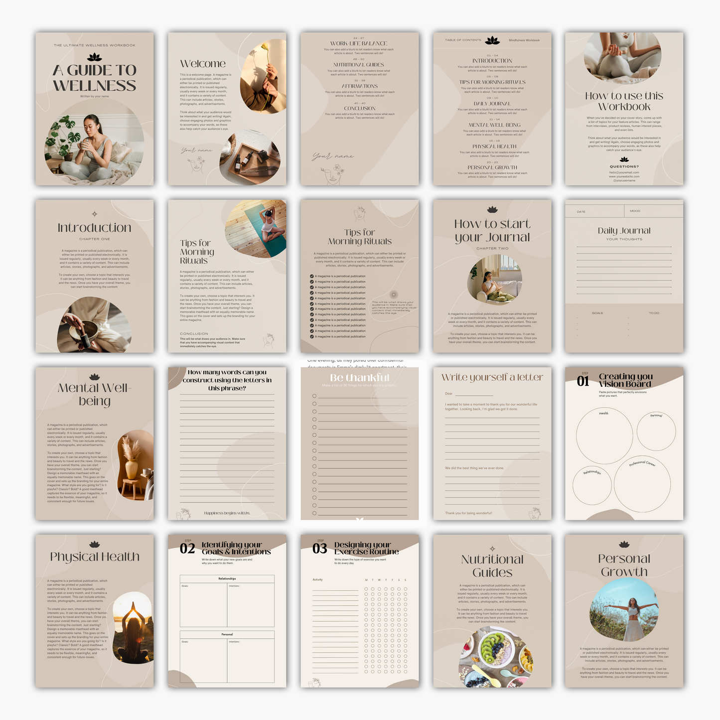 Health and Wellness Ebook Template