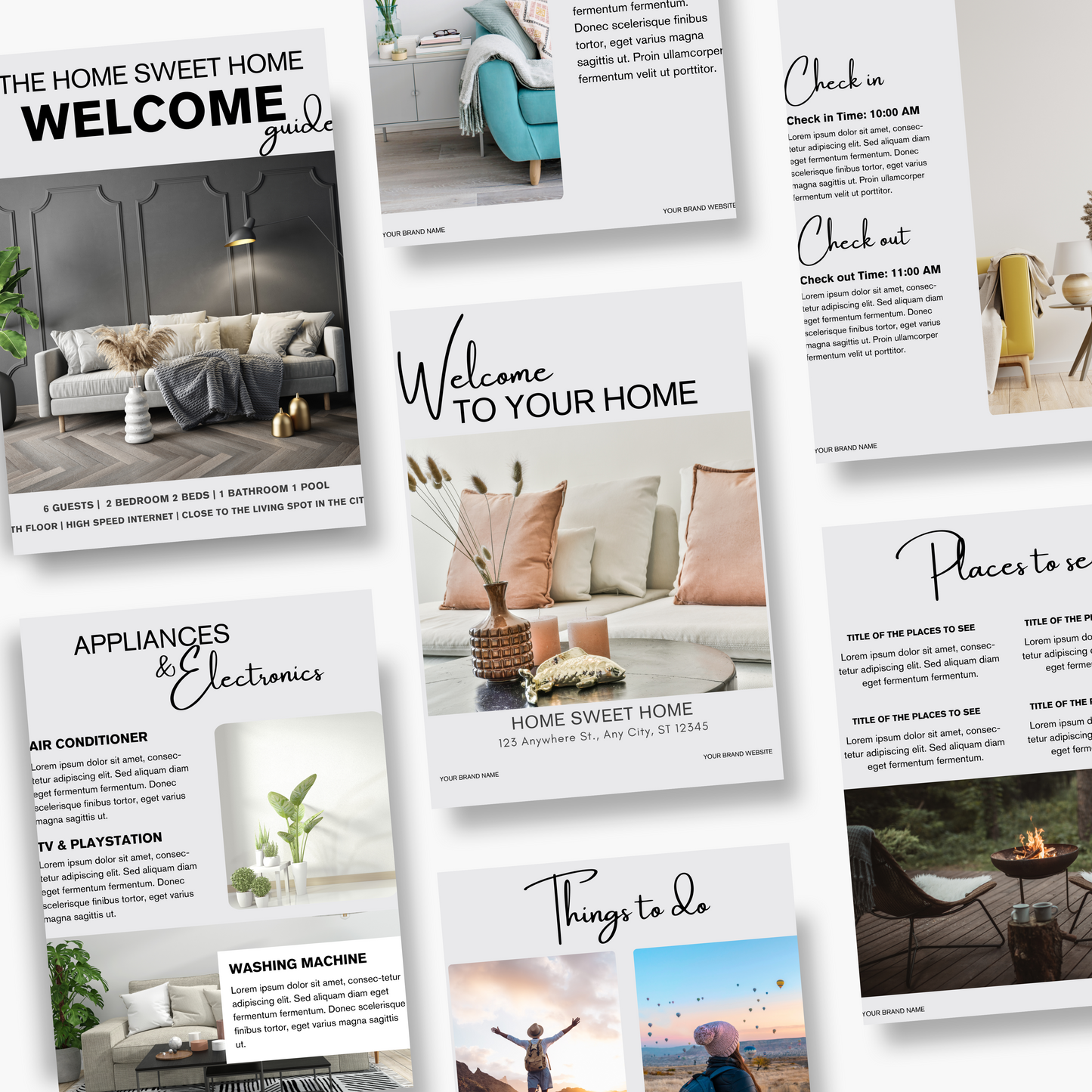 Airbnb Welcome Guidebook Template