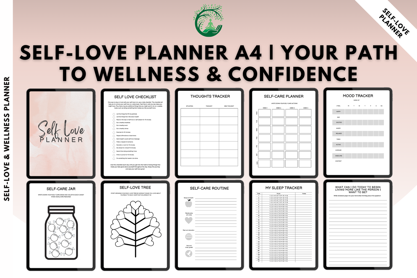 Self-Love & Wellness Planner in 2025