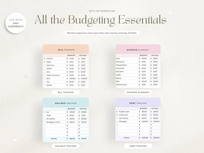 Google Sheets Budget Planer