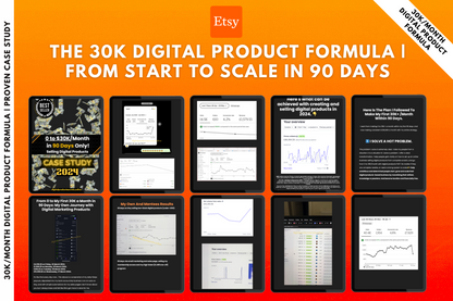 My 30K/Month Digital Product Formula