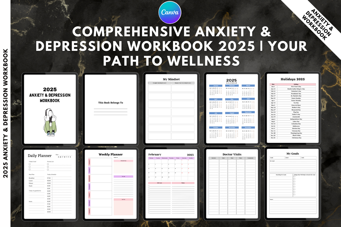 2025 Anxiety & Depression Workbook