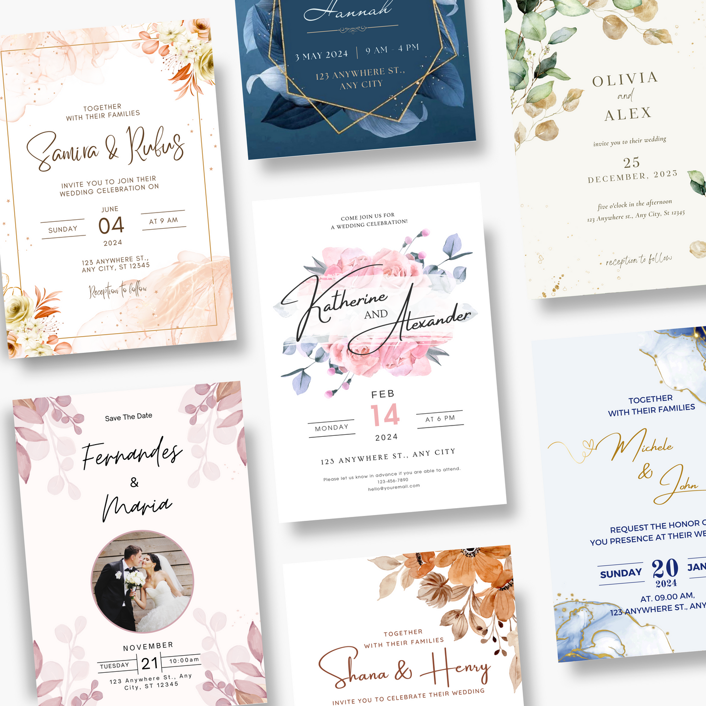 20+ Unique Wedding Invitation Template