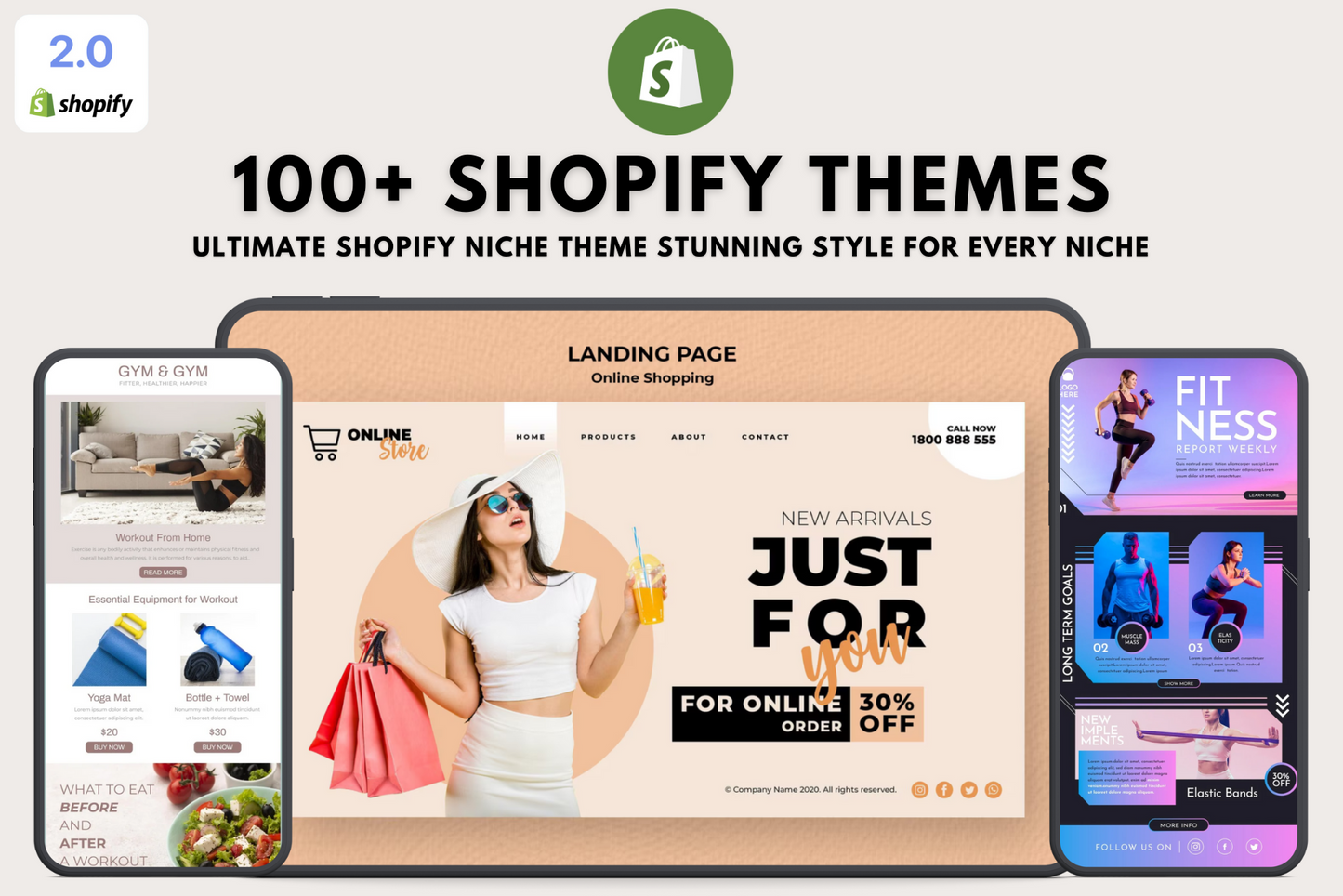 100+ Shopify Themes For Branding