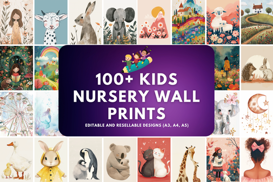 100+ Kids Nursery Wall Prints