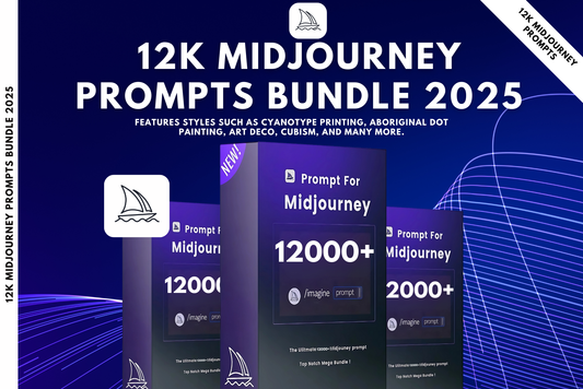 12k Midjourney Prompts Bundle 2025