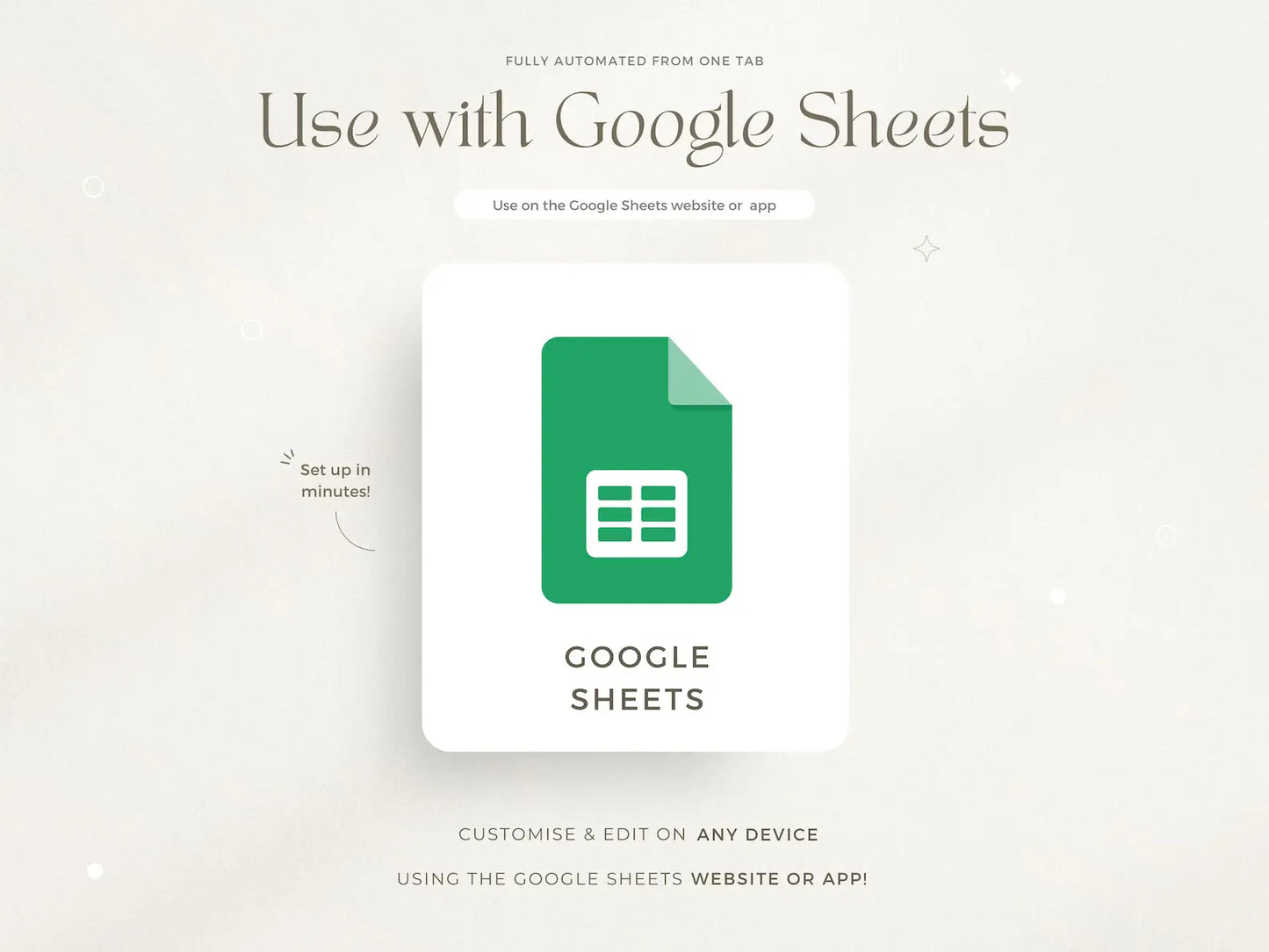 Google Sheets Budget Planner