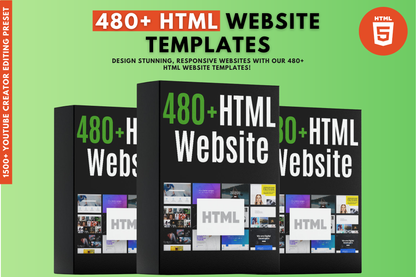 480+ HTML Website Templates 2025